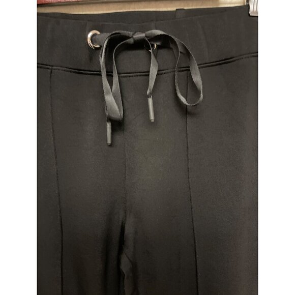 Good American Women's Glam Suit Wrap Top Pull On Pants Black Viscose Medium - Picture 9 of 14